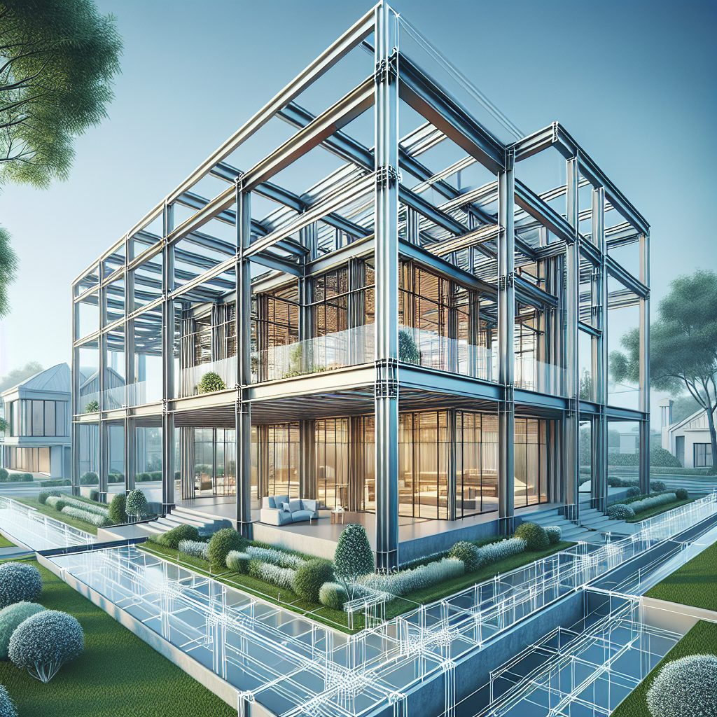 Konstruksi Baja Ringan untuk Rumah Mewah: Desain dan Implementasi